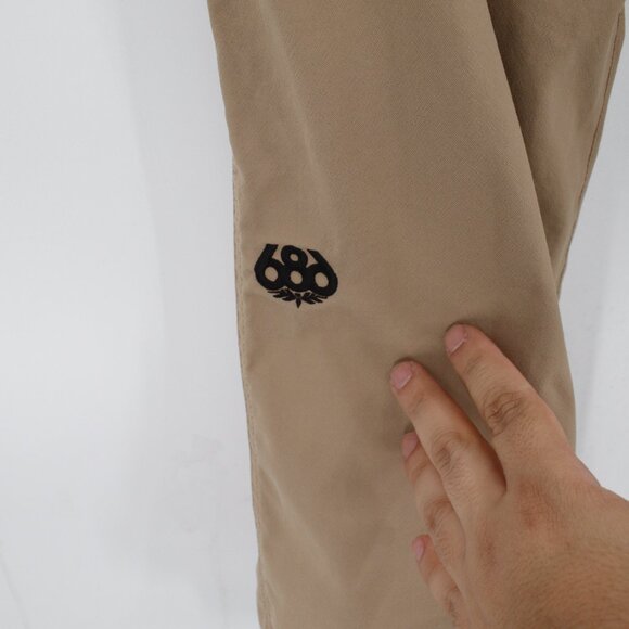 686 Women's Straight Leg Pants - Tan - Picture 6 of 15